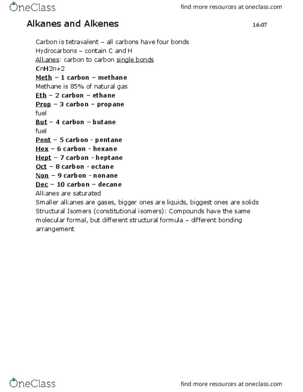 CHEM 103 Lecture Notes - Lecture 1: Methylamine, Molecular Mass, Ammonium Chloride thumbnail