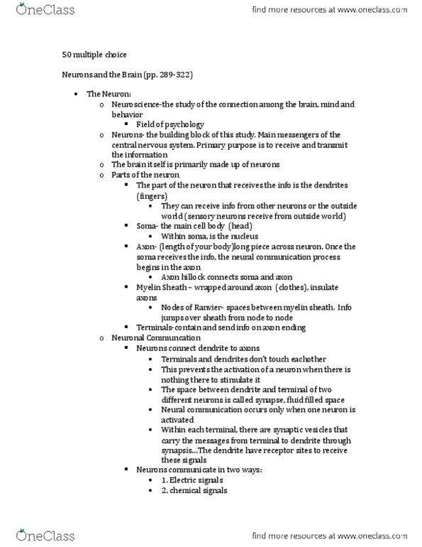 PSY 2130 Lecture Notes - Lecture 2: Mydriasis, Max Wertheimer, Nostril thumbnail