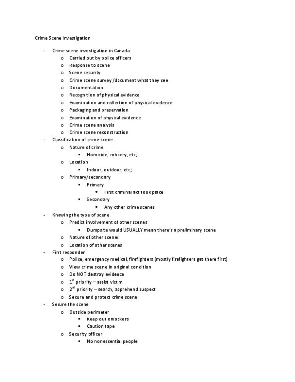 ANT205H5 Lecture Notes - Crime Lab, Critical Thinking, Toilet Seat thumbnail