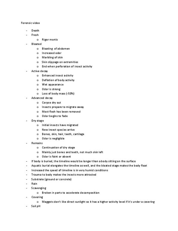 ANT205H5 Lecture Notes - Soil Type, Grave Goods, Saponification thumbnail