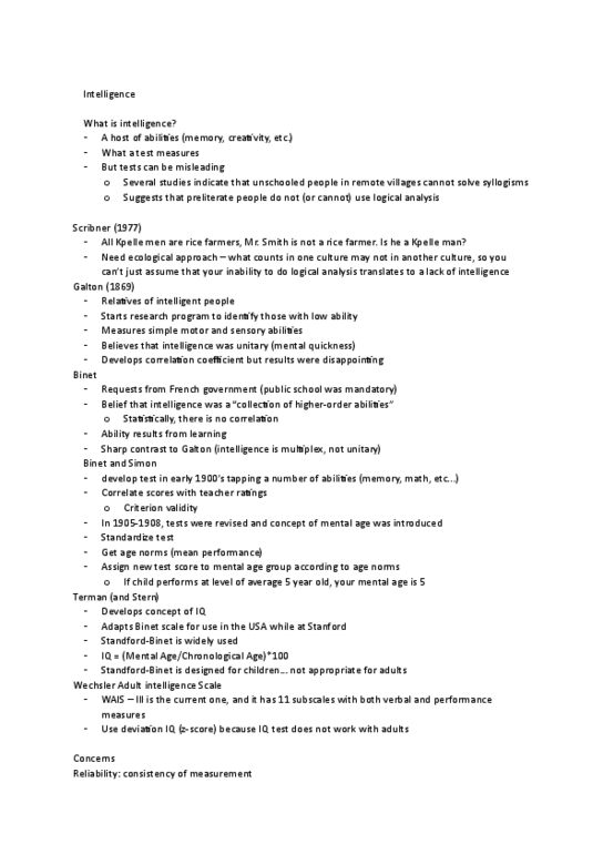 Psychology 1000 Lecture Notes - Lecture 10: Verbal Fluency Test, Pervasive Developmental Disorder, Autism Spectrum thumbnail