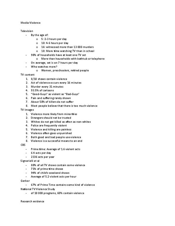 Psychology 1000 Lecture Notes - Lecture 13: House Of Leyen, Disinhibition thumbnail