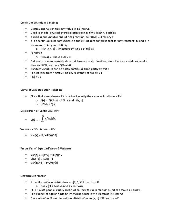 STATS 425 Lecture Notes - Lecture 4: Probability Distribution, Random Variable, Normal Distribution thumbnail