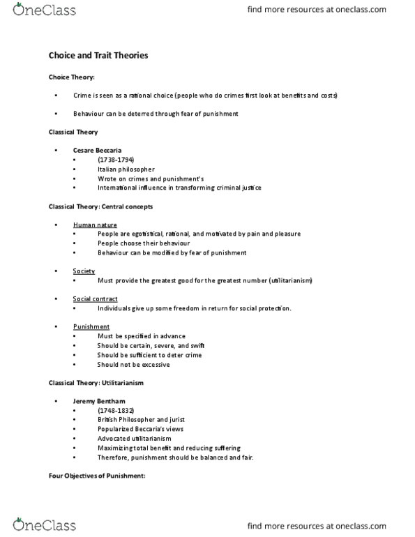 CRM 101 Lecture Notes - Lecture 5: Market Manipulation, Learning Disability, Sociobiology thumbnail