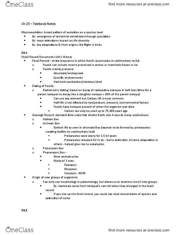 BIO 124 Chapter Notes - Chapter 14: Homeotic Gene, Body Plan, Brine Shrimp thumbnail