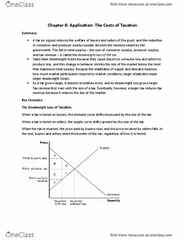 ECON 111 Lecture Notes - Lecture 8: Unemployment Benefits, Laffer Curve, Lead thumbnail