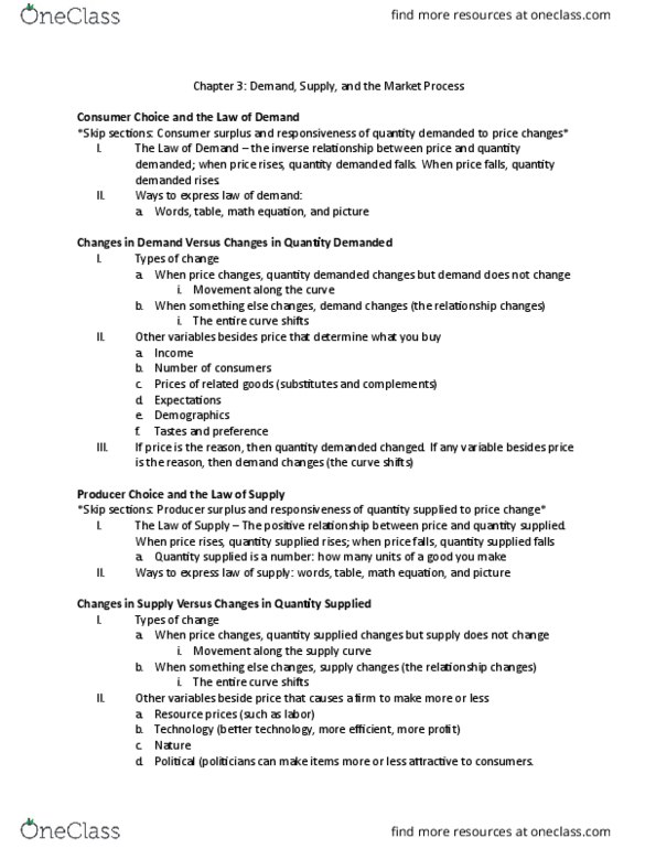 ECO-2013 Lecture Notes - Lecture 3: Shortage, Excess Supply, Economic Surplus thumbnail