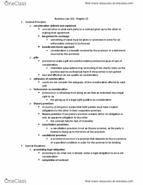 BLAW 201 Chapter Notes - Chapter 15: Estoppel, Uniform Commercial Code thumbnail