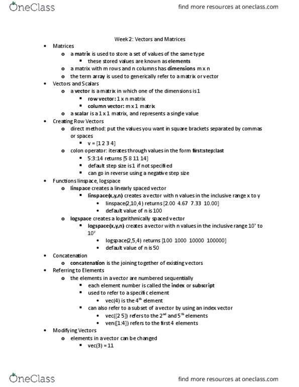 ENGR 121 Lecture Notes - Lecture 2: Joule, Dot Product, Scalar Multiplication thumbnail