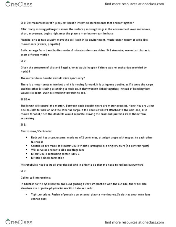 BIO 1140 Lecture Notes - Lecture 6: Sphingosine, Phosphatidylserine, Lipid Bilayer thumbnail