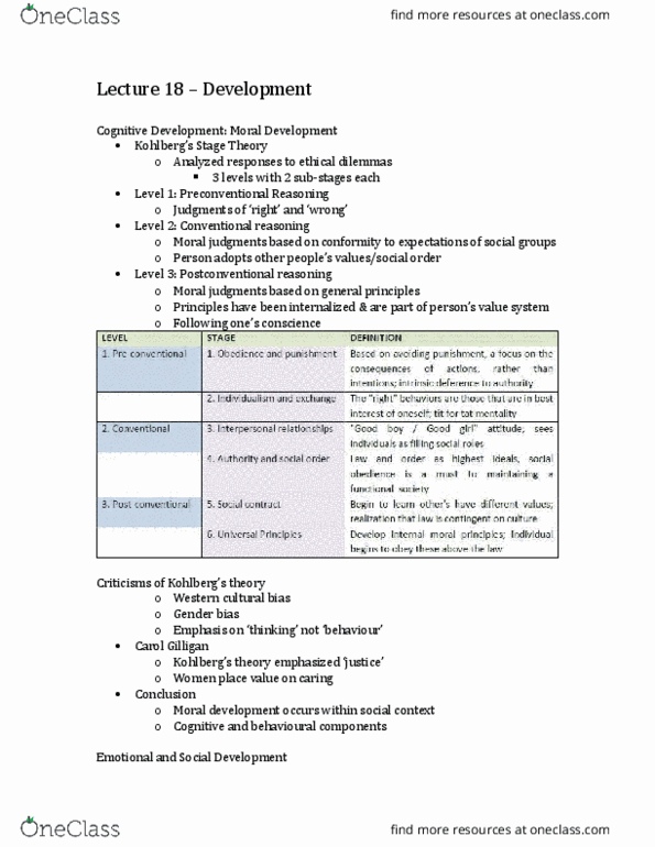 PS102 Lecture Notes - Lecture 18: Visual Acuity, Identity Formation, Egocentrism thumbnail