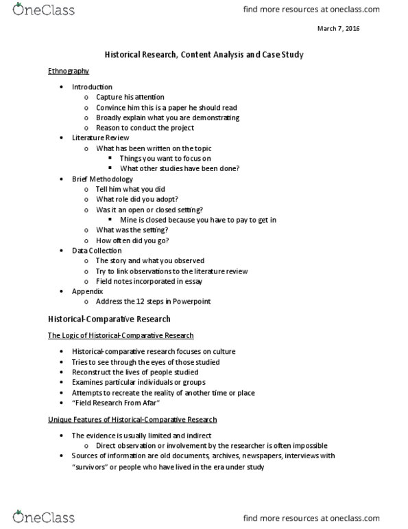 COMM 3002 Lecture Notes - Lecture 6: Reproducibility, Stratified Sampling, Sampling Frame thumbnail