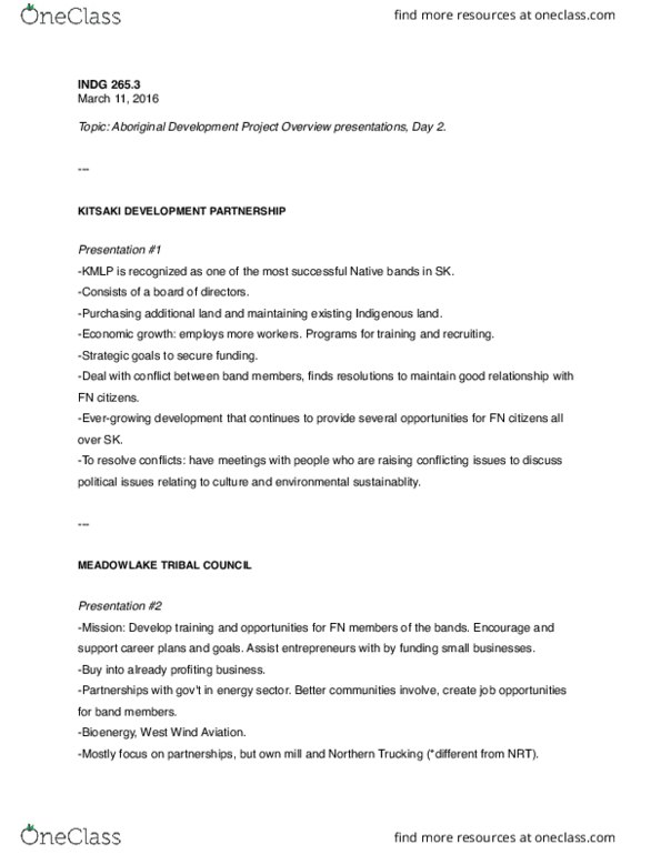 INDG 265 Lecture Notes - Lecture 20: Softwood, Avail, Chardonnay thumbnail