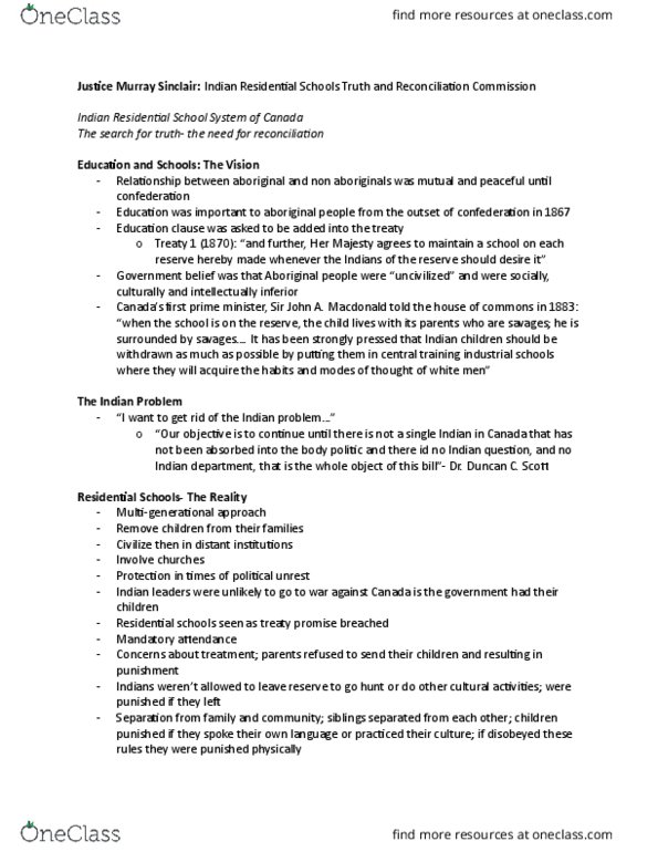 POL101Y1 Lecture Notes - Lecture 2: Murray Sinclair, Ambivalence, 1969 White Paper thumbnail