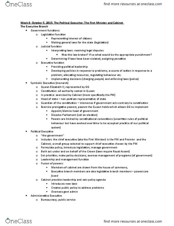 PSCI331 Lecture Notes - Lecture 4: Executive Functions thumbnail