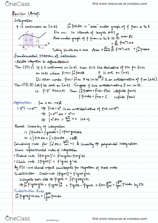 MATH138 Lecture 1: Review (Brief) thumbnail