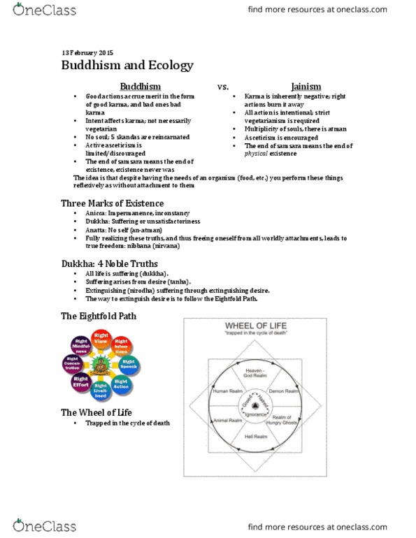 RELG 270 Lecture Notes - Lecture 11: Sutta Nipata, The Guardians Of Time, Guanyin thumbnail