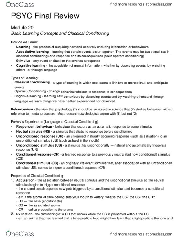 PSYC 1000 Lecture Notes - Lecture 12: Mood Disorder, Bipolar Disorder, Confirmation Bias thumbnail