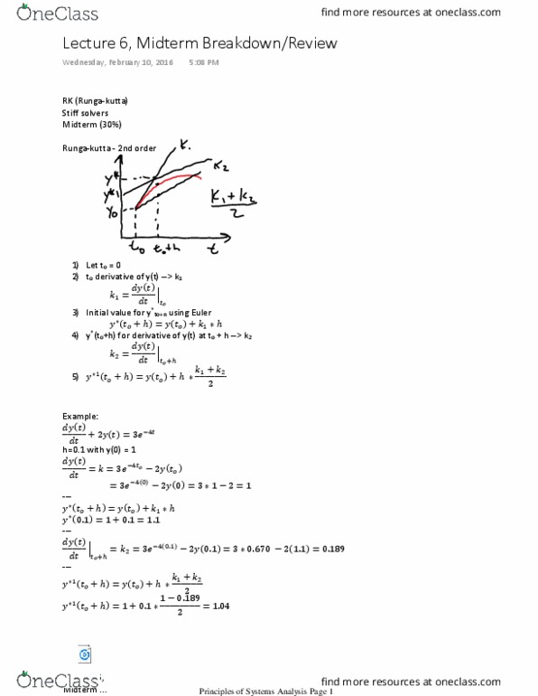 BMES 511 Lecture Notes - Lecture 6: Mathematical Model, Power Law, Normalizing Constant thumbnail