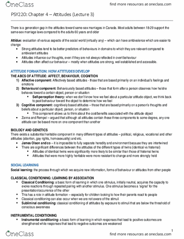 PSY220H1 Chapter Notes - Chapter 4: Social Comparison Theory, Twin, Chinese Canadians thumbnail
