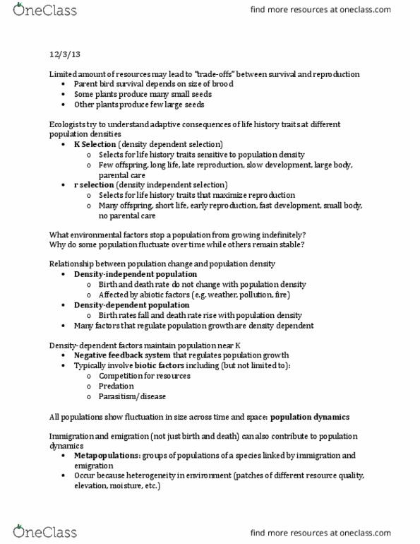 01:119:115 Lecture Notes - Lecture 20: Ecological Footprint, Demographic Transition, Negative Feedback thumbnail