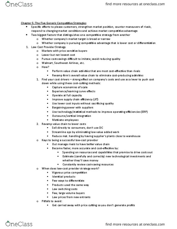 33:620:301 Chapter Notes - Chapter 5: Southwest Airlines, Revamp, Brand Loyalty thumbnail