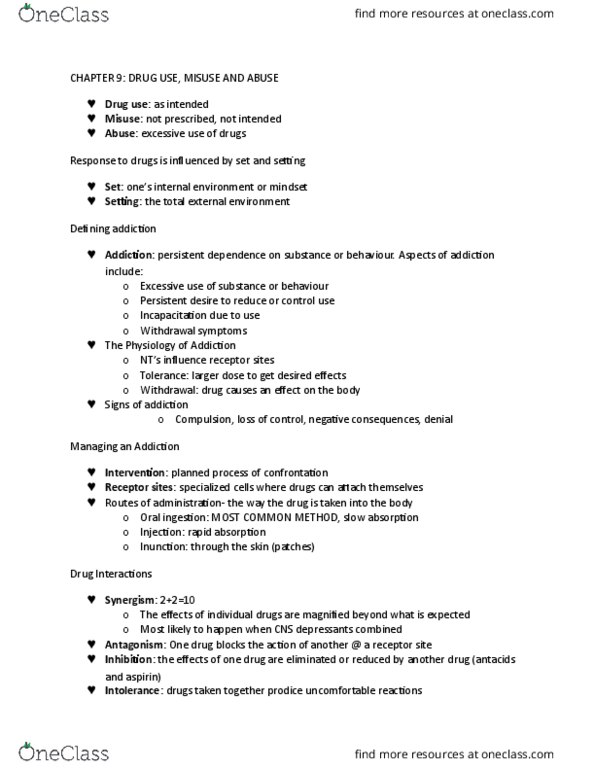 HSS 1101 Lecture Notes - Lecture 5: Antibiotics, Aspirin, Prostaglandin thumbnail