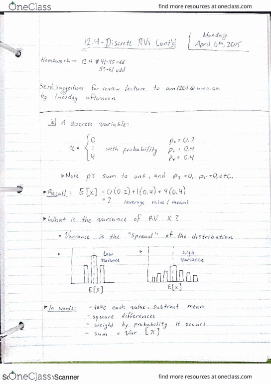 Applied Mathematics 1201A/B Lecture 35: App Math April 06 (Monday) thumbnail