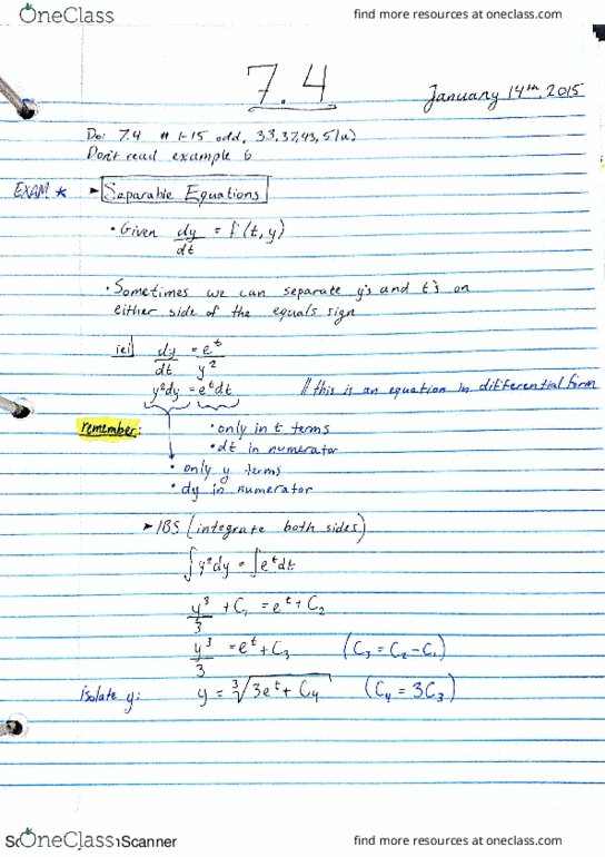 Applied Mathematics 1201A/B Lecture 4: App Math Jan 14 (Wednesday) thumbnail