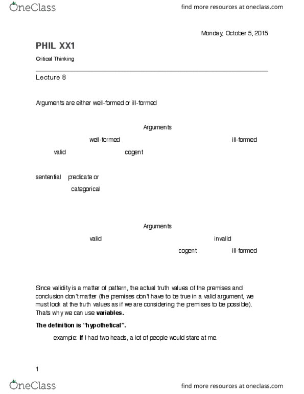 PHIL 105 Lecture 8: Lecture 8 thumbnail