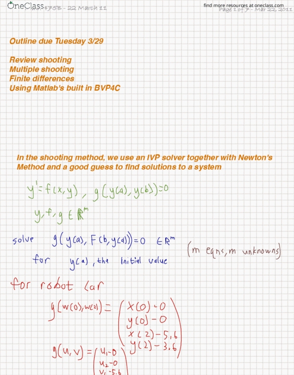 MATH 475B Lecture Notes - Lecture 16: Finite Difference thumbnail