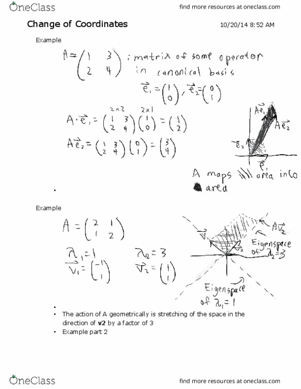 MATH 355 Lecture Notes - Lecture 3: Linear Map, Coordinate System, Euler Angles thumbnail