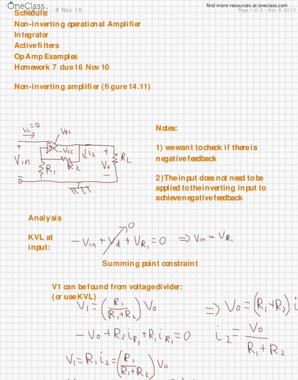 ECE 207 Lecture Notes - Lecture 2: Output Impedance, Voltage Divider, Long Term Ecological Research Network thumbnail