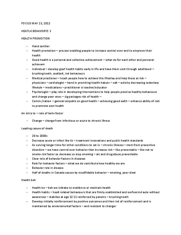 PSY333H1 Lecture Notes - Stim, Smoking Cessation, Everytime thumbnail