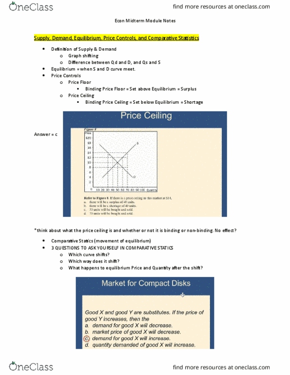 CAS EC 101 Lecture Notes - Lecture 32: Price Ceiling, Indifference Curve, Demand Curve thumbnail