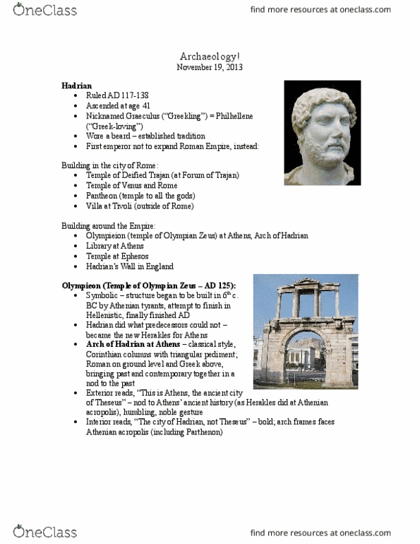 ANTHROP 1AA3 Lecture 12: Hadrian's Rule and Architecture thumbnail