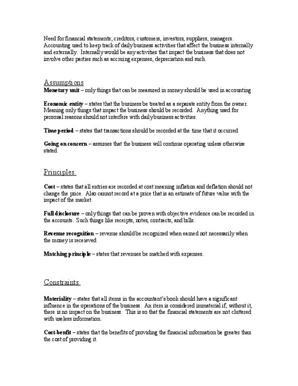 MGAD50H3 Lecture Notes - Balance Sheet, Net Income, Current Liability thumbnail