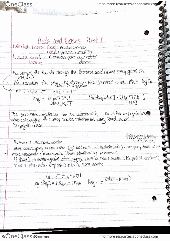 CHEM 233 Chapter Video: Chem 233 - Acids and Bases I, II, III thumbnail