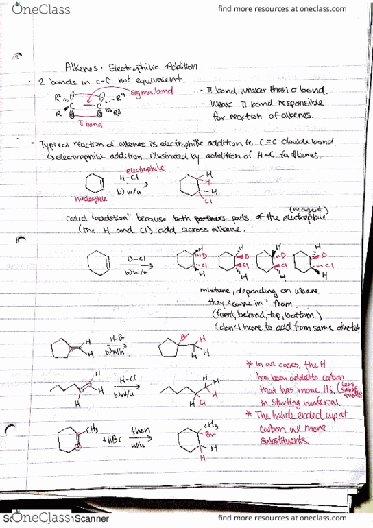 CHEM 233 Chapter Video: Chem 233 - Alkene addition, Tosylates, E2 thumbnail