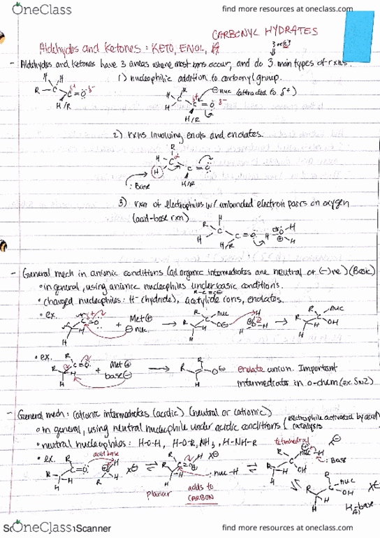 CHEM 233 Chapter Video: Chem 233 - Keto, enol, carbonyl hydrates, acetals, thumbnail