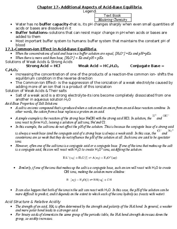 HMB204H1 Lecture Notes - Rice Chart, Equivalence Point, Protein Structure thumbnail