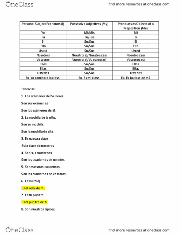 SPAN 100A Lecture Notes - Lecture 9: La Silla Observatory, Preposition And Postposition thumbnail