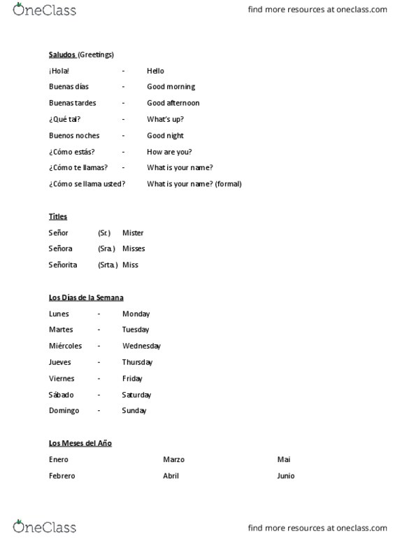 SPAN 100A Lecture Notes - Lecture 5: Prisa, Alejandro Lerner, Preposition And Postposition thumbnail