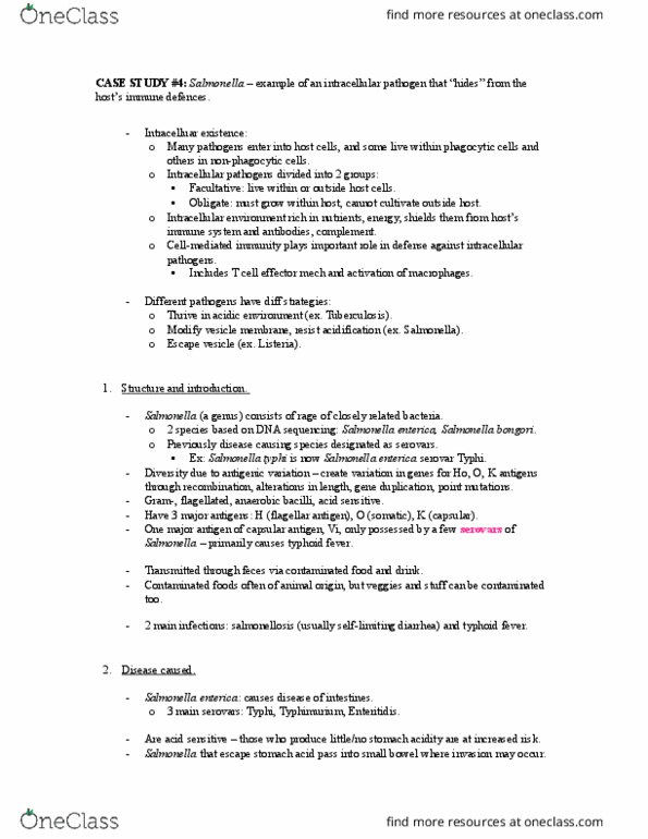 MICB 202 Chapter Notes - Chapter Bacterial Disease: Gemination, Growth Medium, Bioterrorism thumbnail