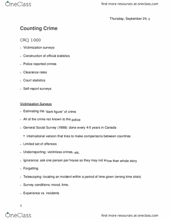 CRCJ 1000 Lecture 3: Counting Crime thumbnail