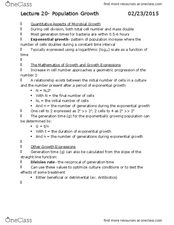 BSC 310 Lecture Notes - Lecture 20: Growth Factor, Helicopter Flight Controls, Flow Cytometry thumbnail