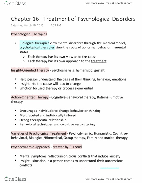 PSY100Y5 Lecture Notes - Lecture 17: Rational Emotive Behavior Therapy, Relationship Counseling, Cognitive Restructuring thumbnail