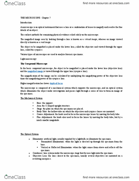 NATS 1575 Lecture Notes - Lecture 6: Birefringence, Spectrophotometry, Electron Microscope thumbnail