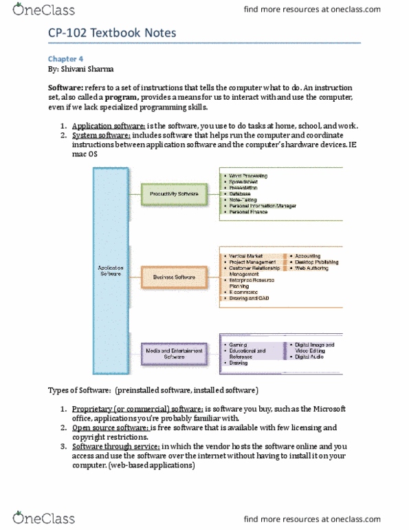 CP102 Lecture Notes - Lecture 8: Quickbooks, Financial Plan, Accounting Software thumbnail