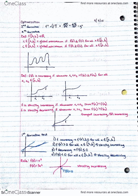 MATH 10A Lecture 7: Optimization thumbnail